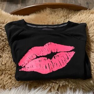 Victoria's Secret lips sweatshirt, size XS